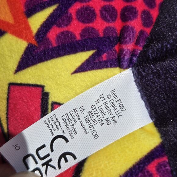 Pop Art Soft 16" Plush Elephant Mammoth Cartoon Wham Colorful Stuffed Animal POW - Picture 8 of 11